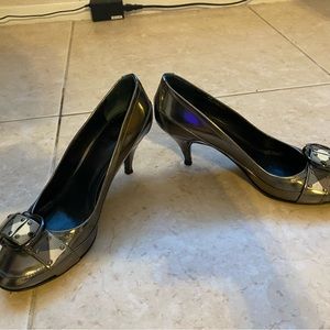 Burberry Heels Silver